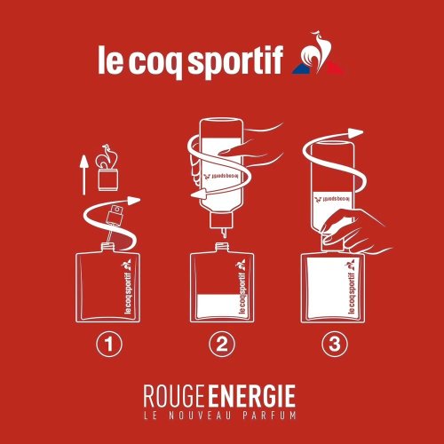 LE COQ SPORTIF PARFUM Rote Energie - Mini-Taschen- und LE COQ SPORTIF PARFUM Rote Energie - Mini-Taschen- und